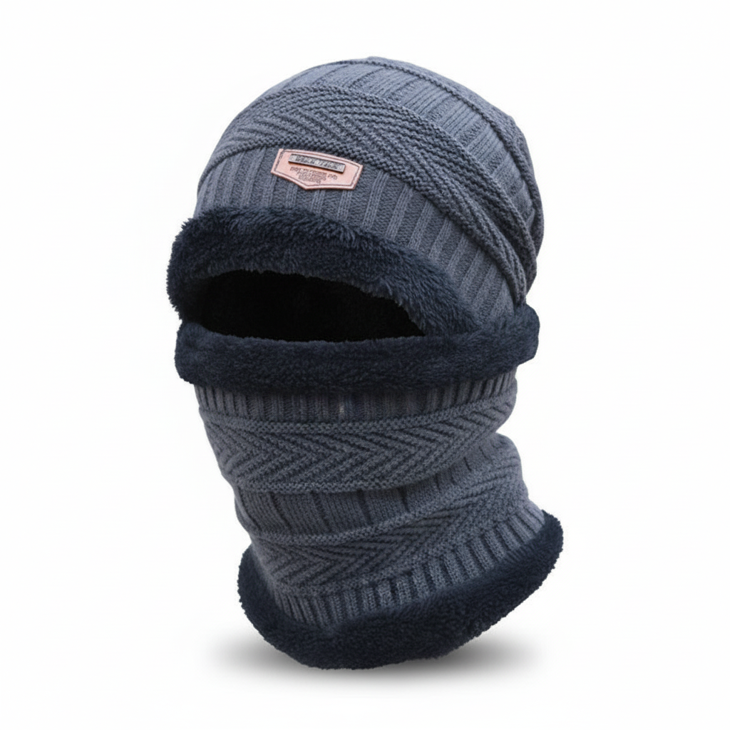 Varm hue med ansigtsbeskyttelse – WinterCap