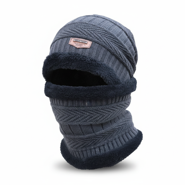 Varm hue med ansigtsbeskyttelse – WinterCap