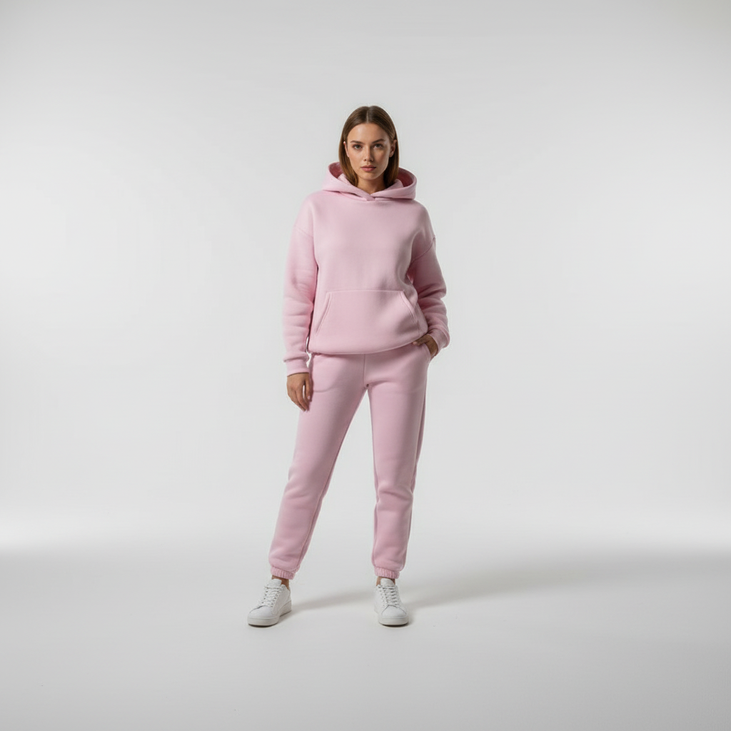 Blødt fleece-sæt med trøje - Marie
