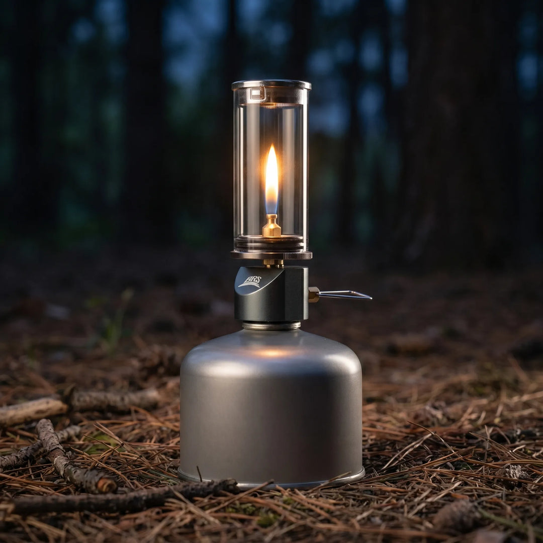 Vindtæt gas-campinglampe - Flickoria