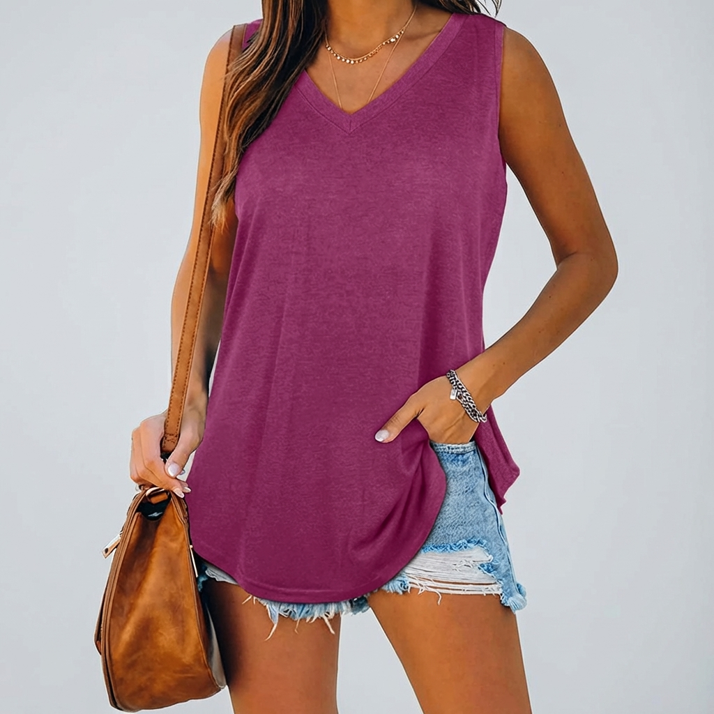 Kvinders Dyb V Tank Top