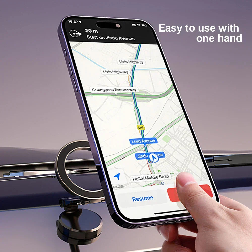 360° foldbar magnetisk mobilholder til bilen - Stabil og justerbar