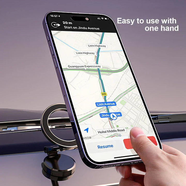 360° foldbar magnetisk mobilholder til bilen - Stabil og justerbar