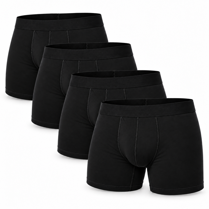 Bløde modal-boxerbriefs, længere ben, underbukser der ikke kryber op