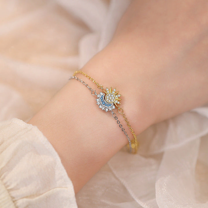 Mens And Womens Jewelrysun And Moon Bracelets