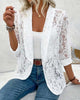 Elegant blazer med blonder