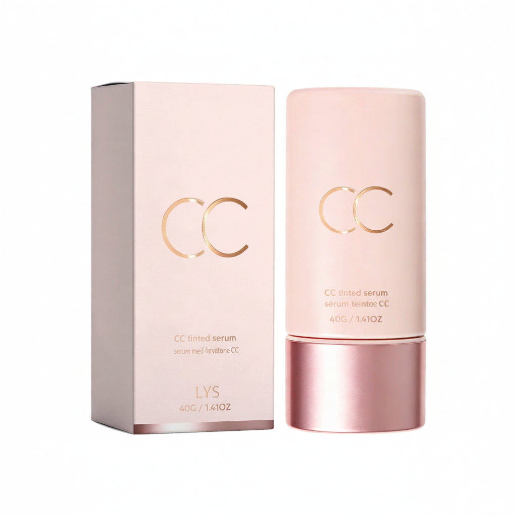CC Color Correcting Tinted Serum, Hydrating Light Coverage Skin Tone Evener CC Cream