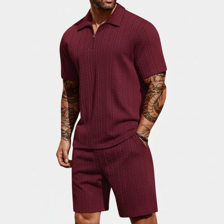 Cross-border European-size Best-selling Mens Summer Plaid