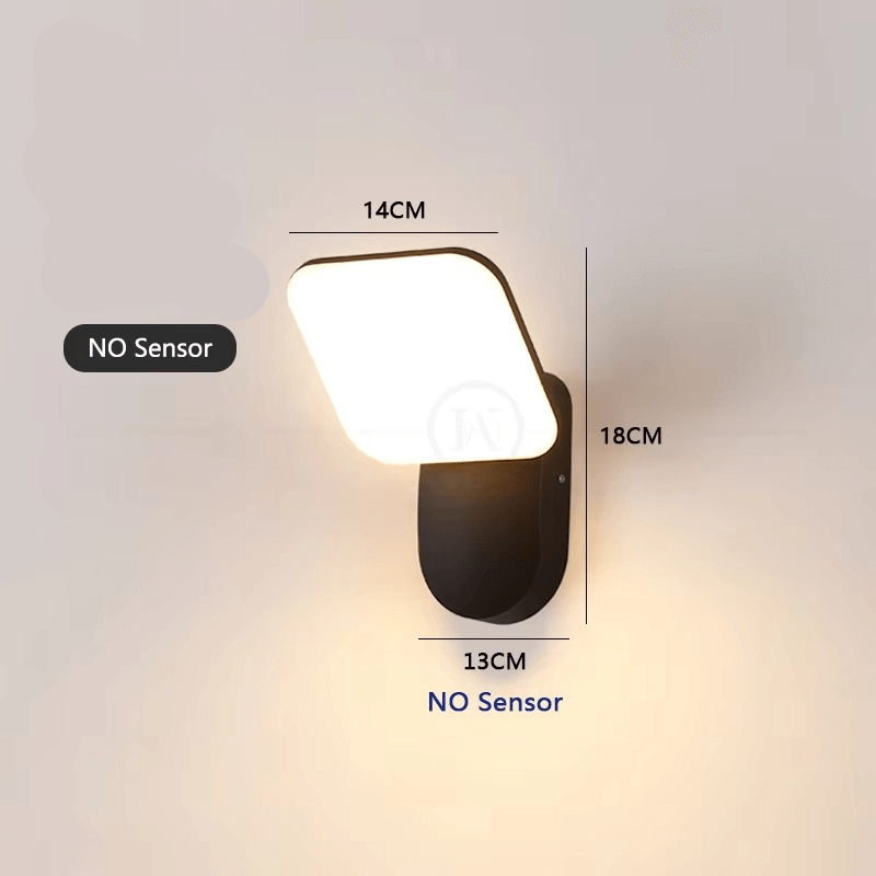 Intelligent LED-væglampe med bevægelsessensor