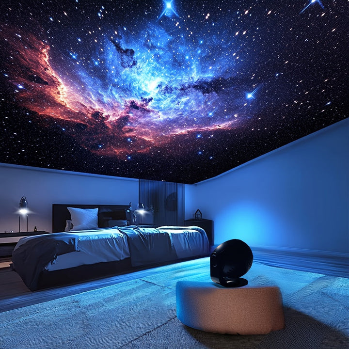 Galaxy Stjerneprojektor – Imponerende LED-rumprojektion med Timerfunktion