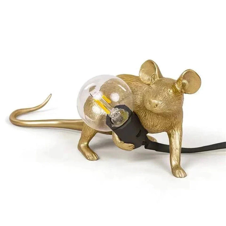 Nutidig musebordlampe kreativ dekorativ LED-belysning