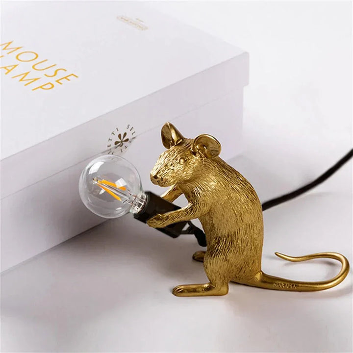 Nutidig musebordlampe kreativ dekorativ LED-belysning