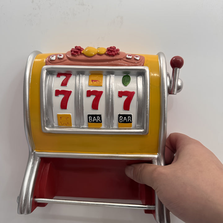 Jackpot Toiletpapirholder – Spillemaskine-design & Vægmonteret