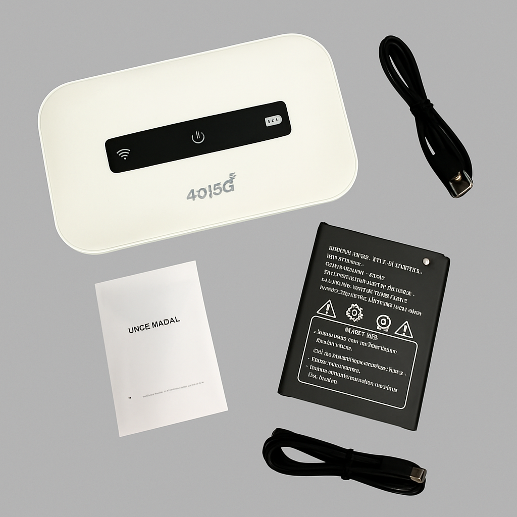 Bærbar Wi-Fi-router – internetadgang på farten