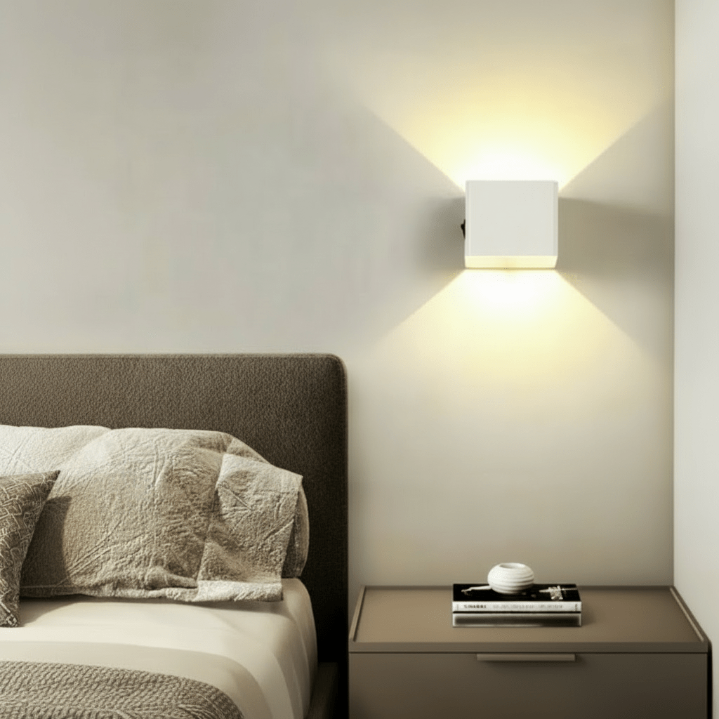Trådløs genopladelig LED-væglampe med justerbar lysvinkel