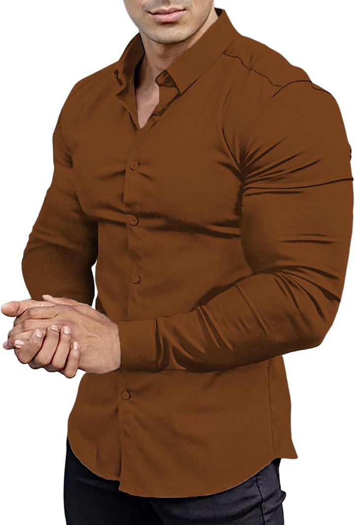 Slim fit-herreskjorte til foråret 2026 – strygefri – David