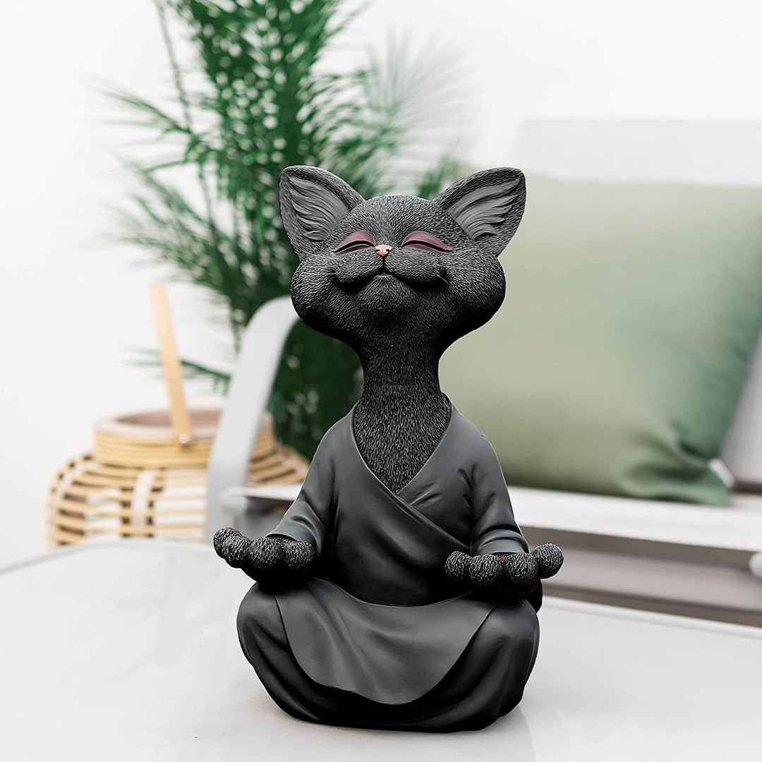 Buddha-kattefigur
