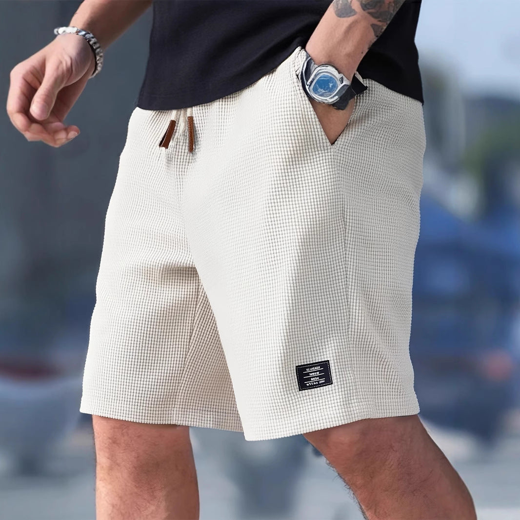 Men's Casual Sports Shorts Summer Loose Drawstring Pocket Pants