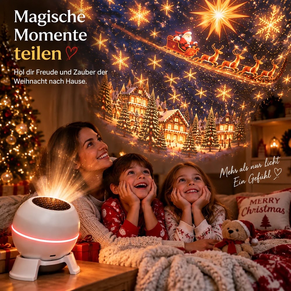 Magisk julelysprojektor