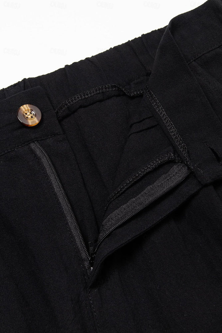 Stilfulde shorts i hør og bomuld til mænd – Mailand