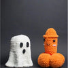 Hæklet Halloween-græskar dekoration