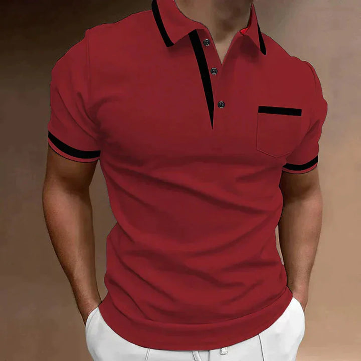 Elegant herrepoloshirt – alsidig og stilfuld