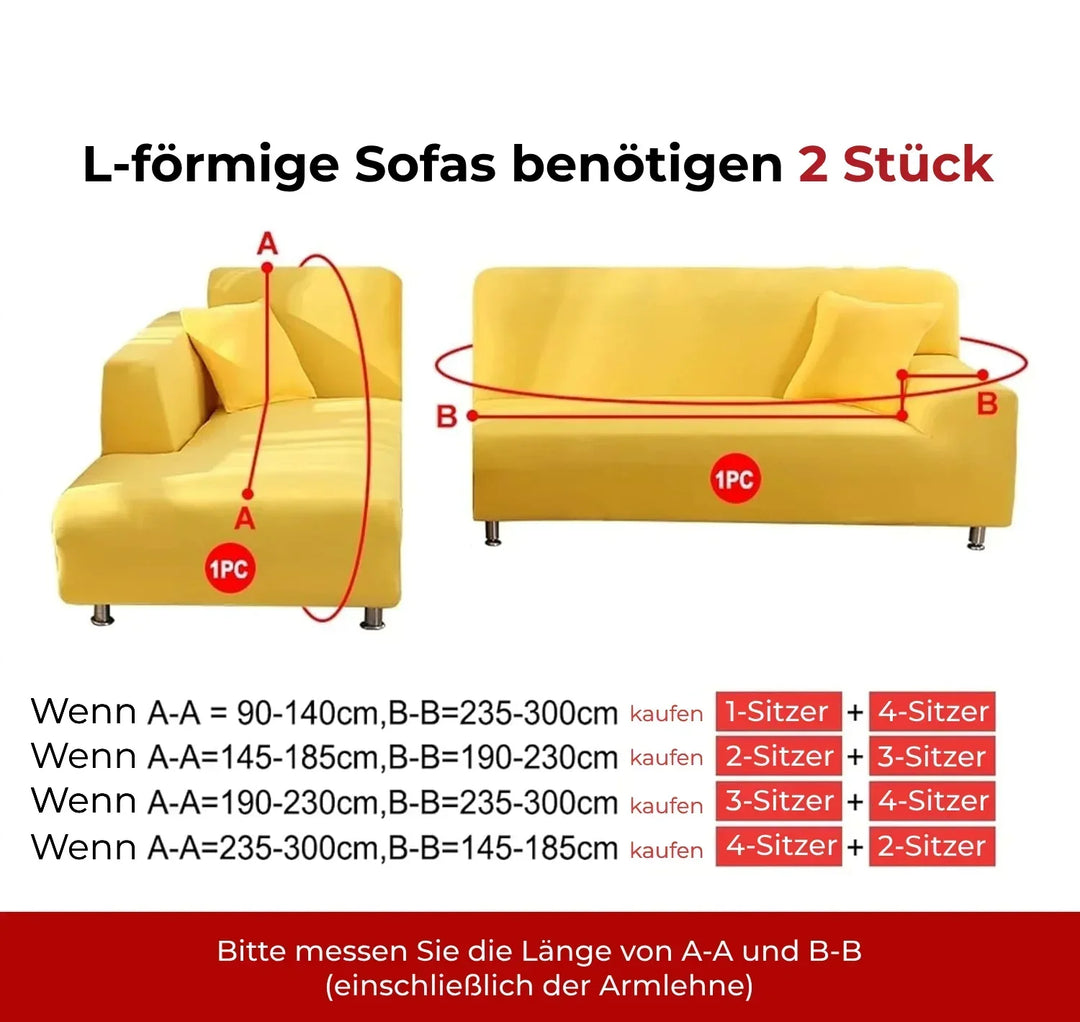 SofaSnug - elastisk sofabetræk i fløjl, der sparer dig penge