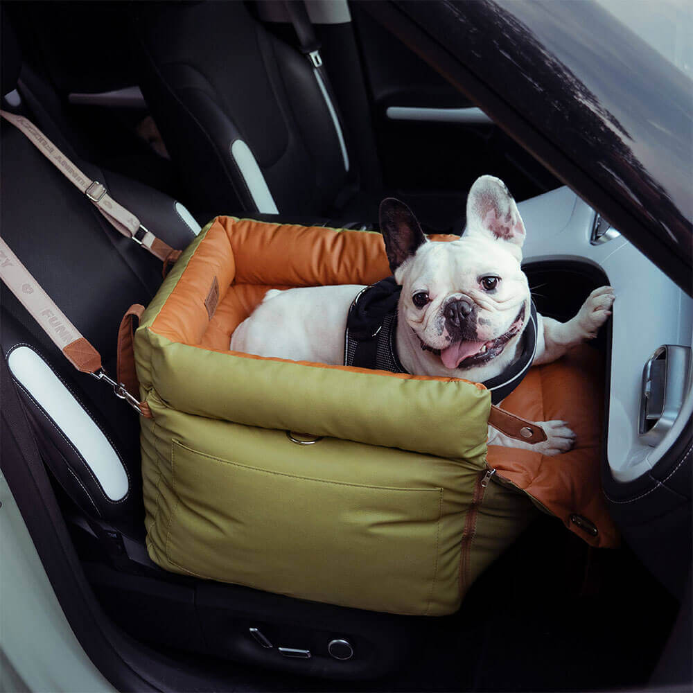 Komfortabel vinter-hundesele til bilen - PawLuxury