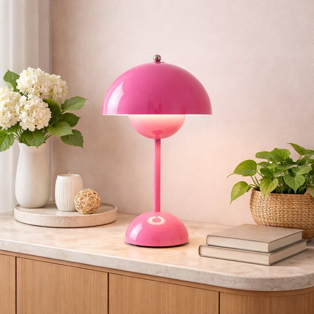 Designer bordlampe | LED-bordlampe | Natlampe | Dæmpbar og trådløs | Lumora