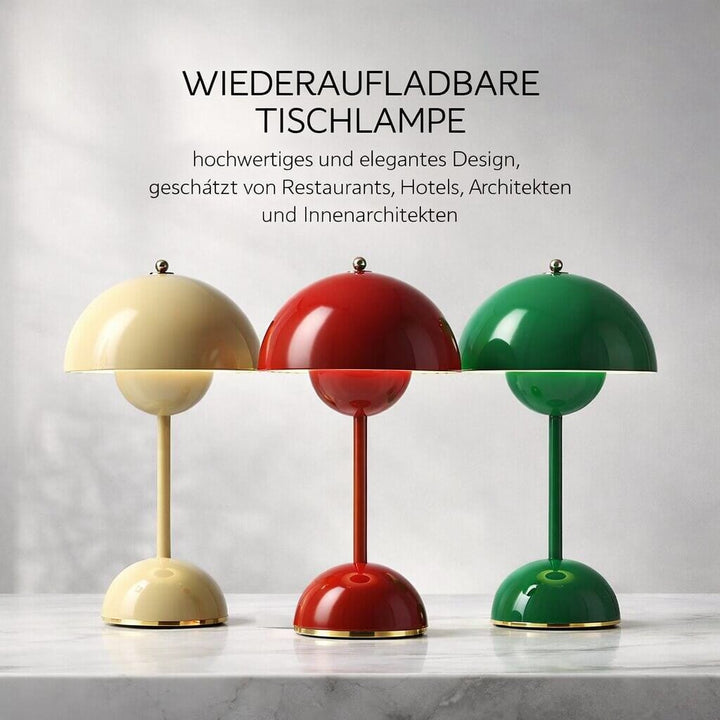Designer bordlampe | LED-bordlampe | Natlampe | Dæmpbar og trådløs | Lumora