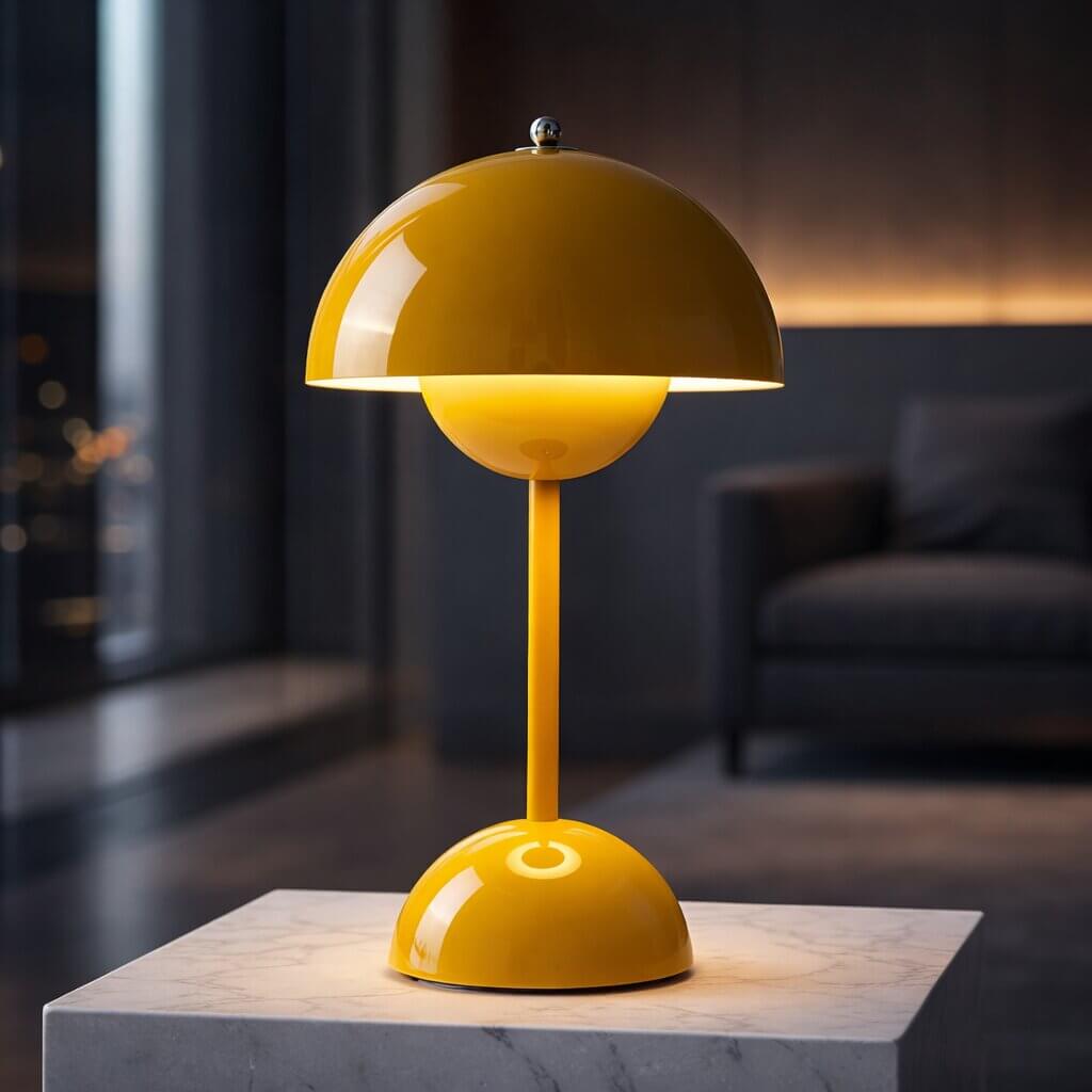 Designer bordlampe | LED-bordlampe | Natlampe | Dæmpbar og trådløs | Lumora