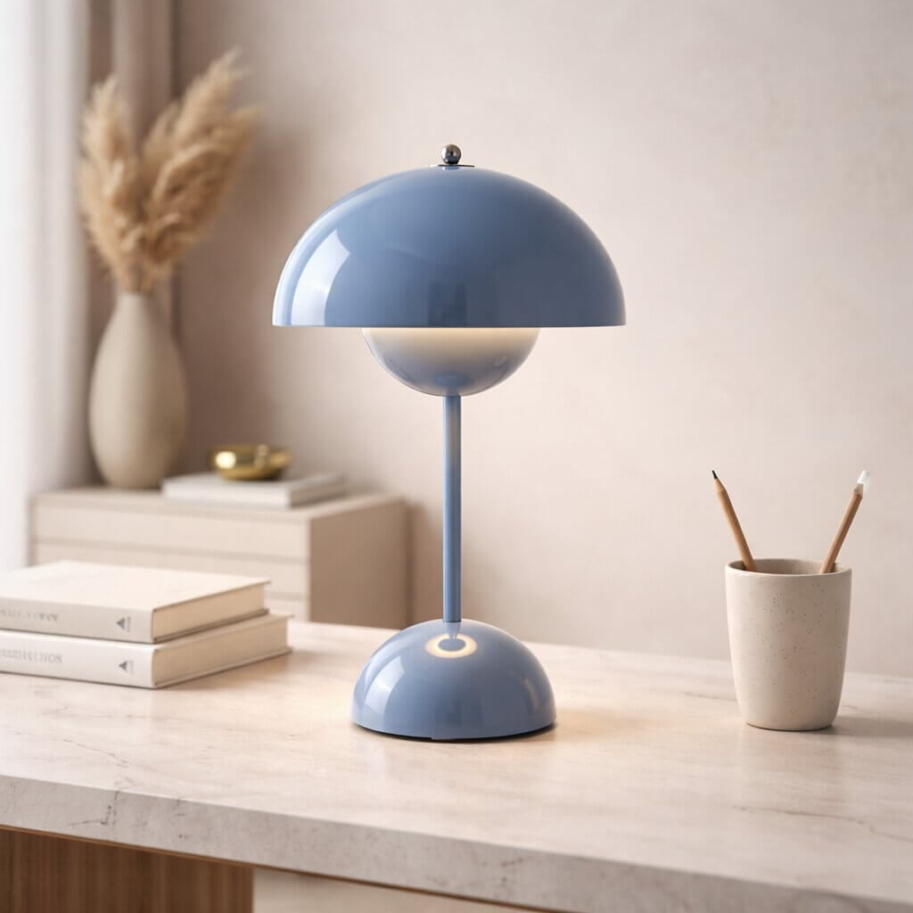 Designer bordlampe | LED-bordlampe | Natlampe | Dæmpbar og trådløs | Lumora