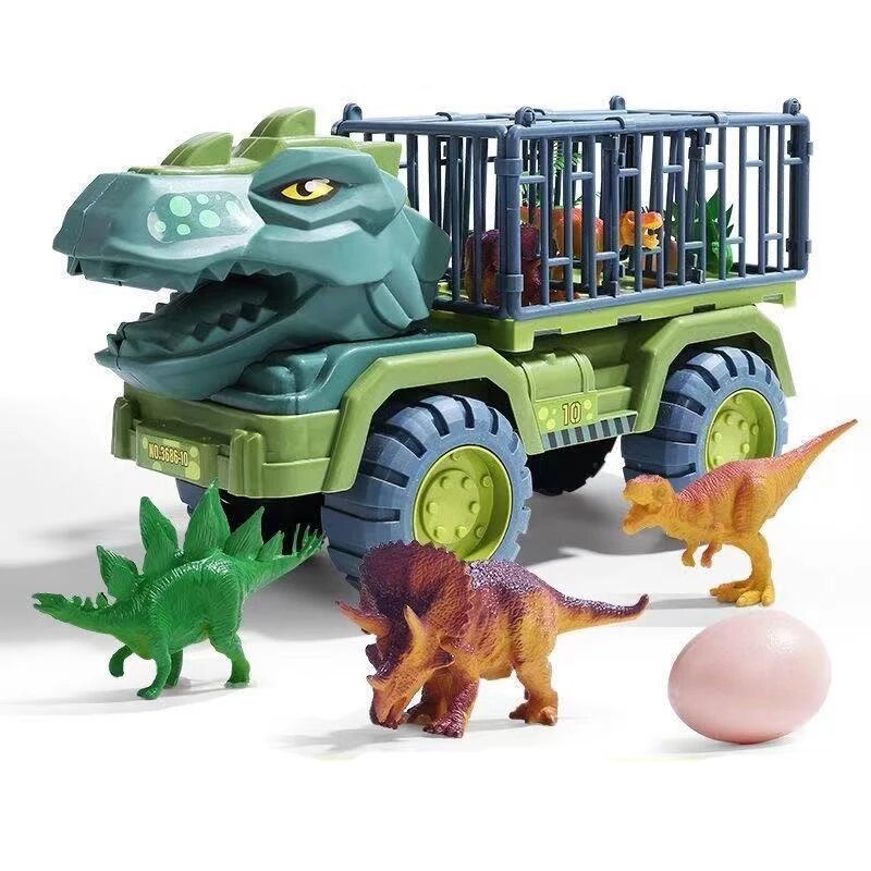 Dinosaurlastbil legetøj til børn interaktivt urtidslegesæt