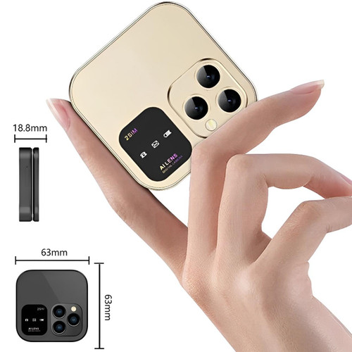 Foldbar flip-telefon med dual SIM | 1,77" skærm | 1000 mAh | Micro USB