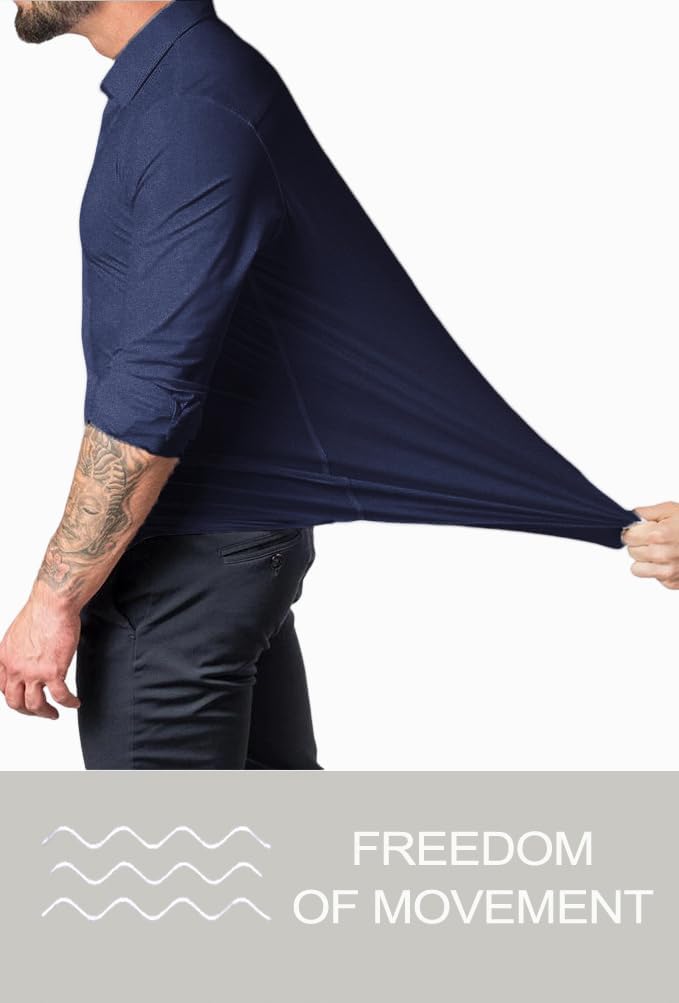 Slim fit-herreskjorte til foråret 2026 – strygefri – David