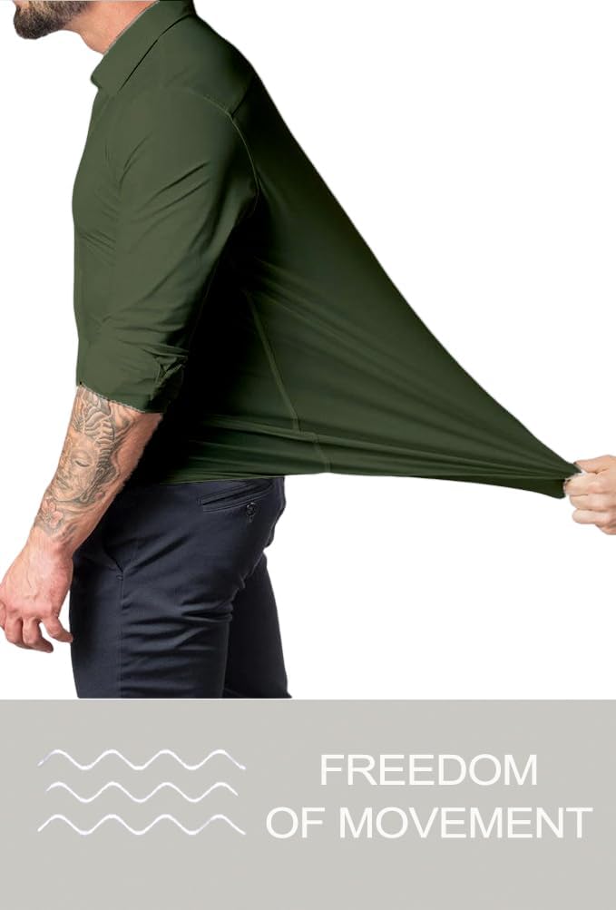 Slim fit-herreskjorte til foråret 2026 – strygefri – David