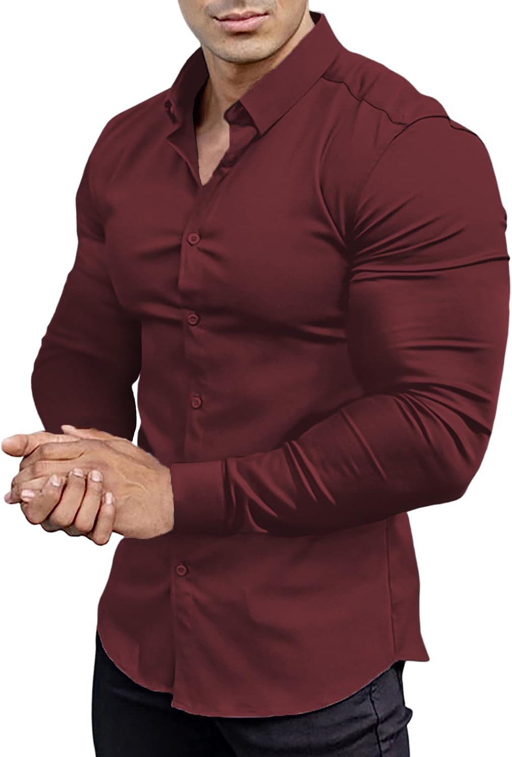 Slim fit-herreskjorte til foråret 2026 – strygefri – David
