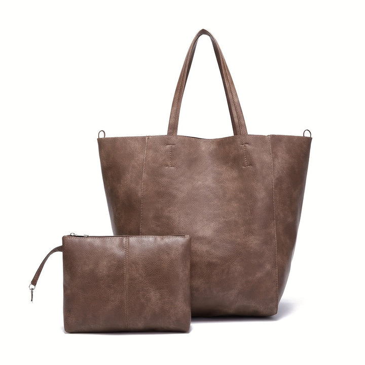 Elegant blød totetaske – praktisk og moderigtig
