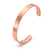 Rød Kobber Magnetisk Armbånd og Ring Sæt