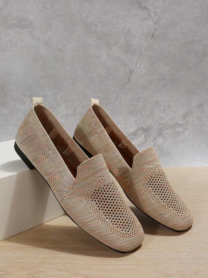 Ortopædiske slip-on-sneakers til damer med blød indersål og åndbart mesh