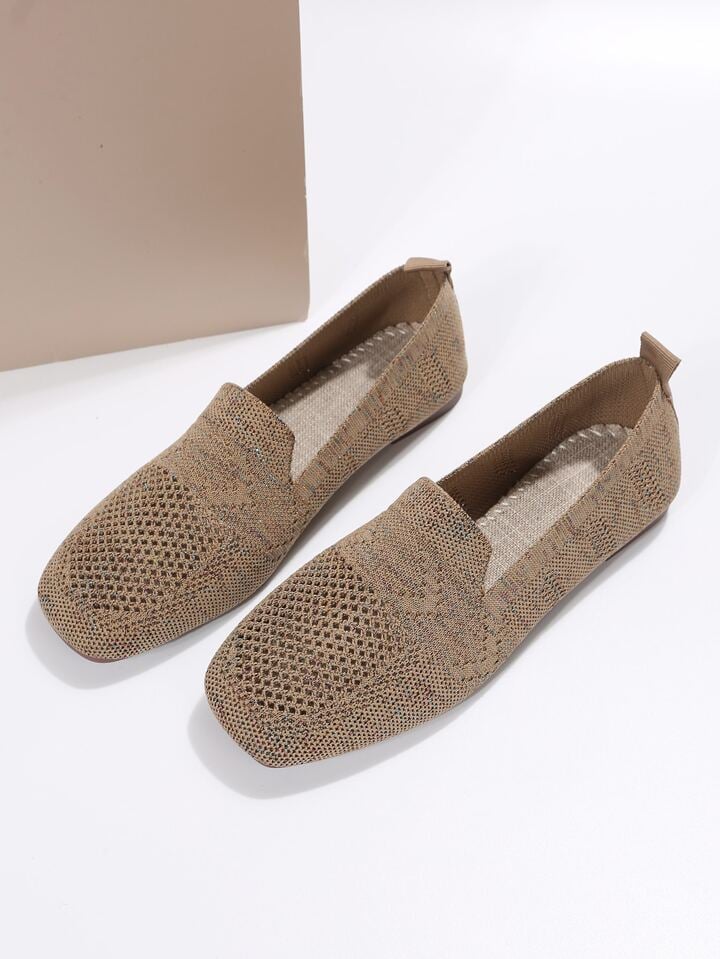 Ortopædiske slip-on-sneakers til damer med blød indersål og åndbart mesh