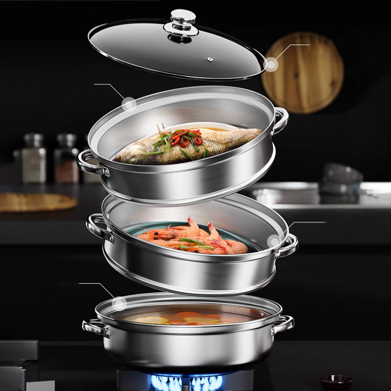 3-etagers dampkoger – NutriSteam
