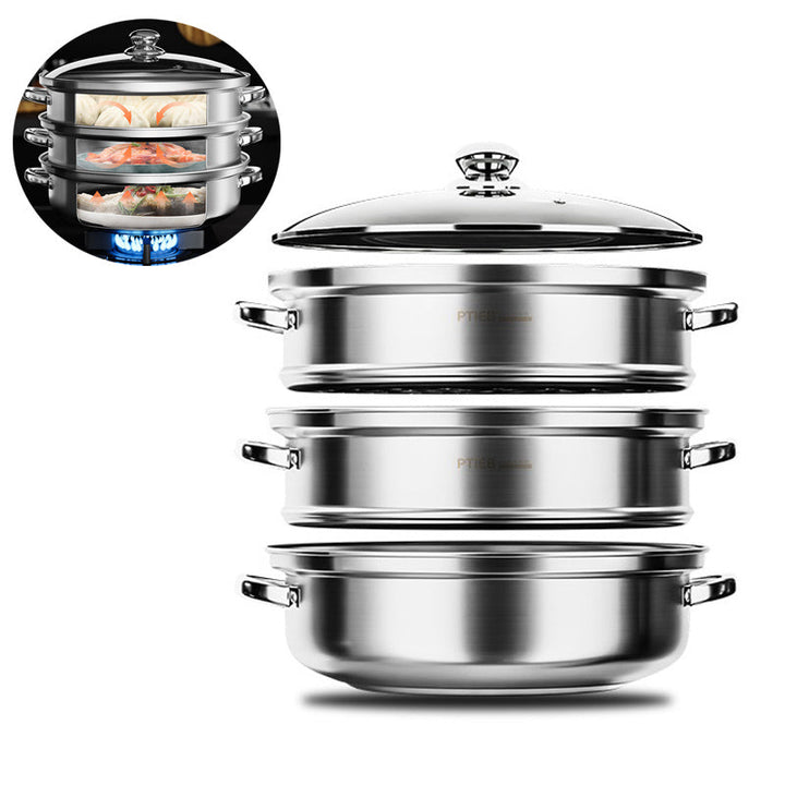 3-etagers dampkoger – NutriSteam