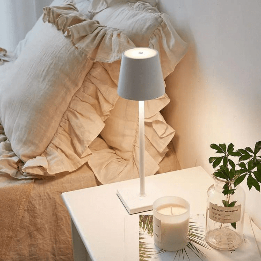 EternoLight | Trådløs bordlampe – hyggelig belysning til hjem og have