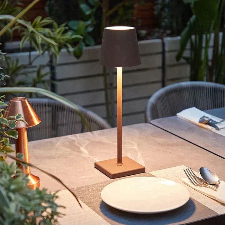 EternoLight | Trådløs bordlampe – hyggelig belysning til hjem og have