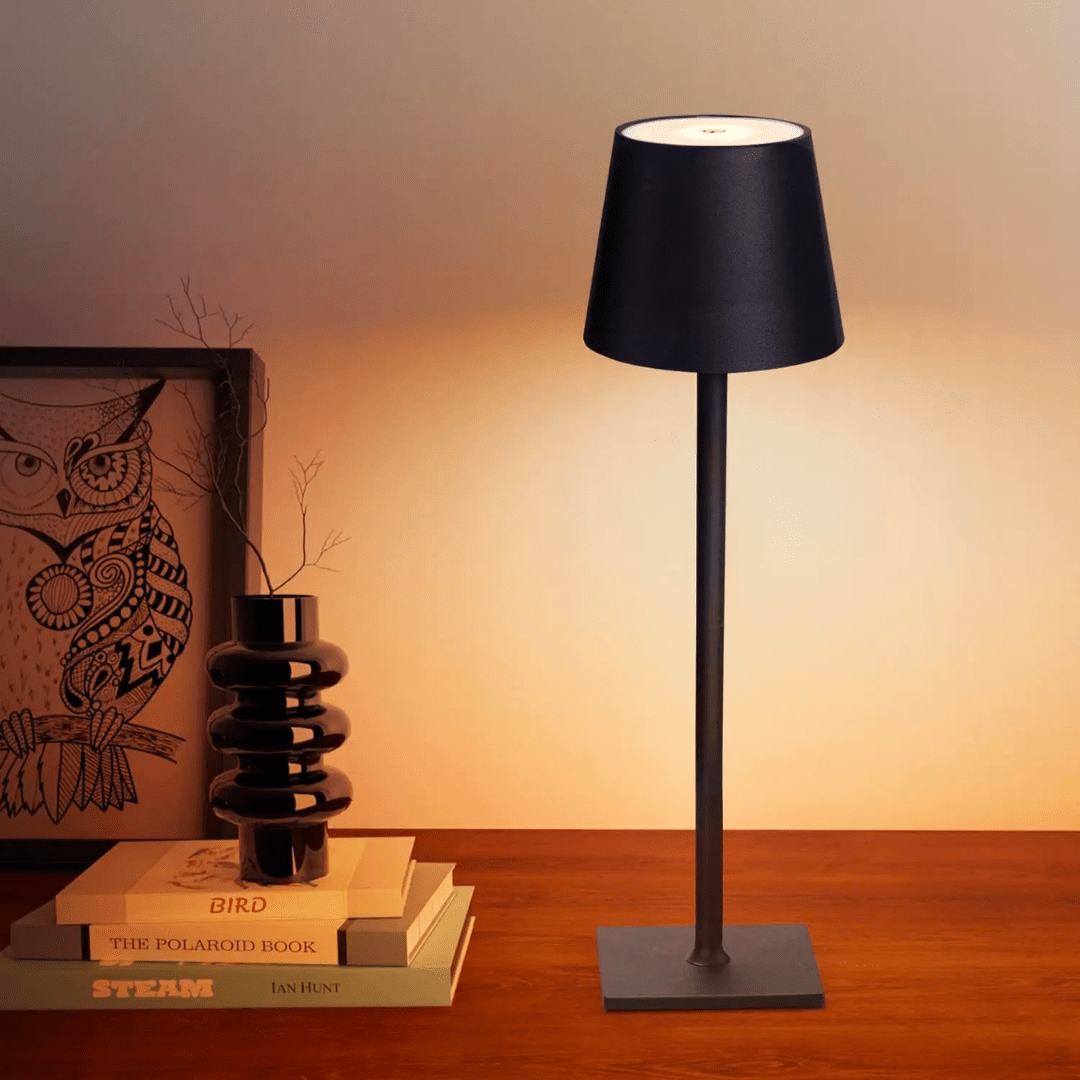EternoLight | Trådløs bordlampe – hyggelig belysning til hjem og have