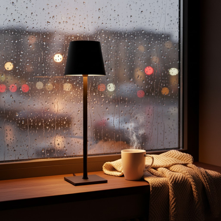 EternoLight | Trådløs bordlampe – hyggelig belysning til hjem og have