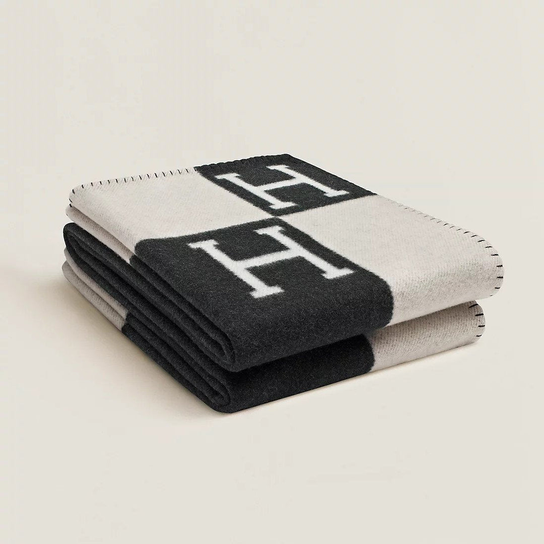 Premium plaid i cashmere og uld | Blødt og luksuriøst | Guld
