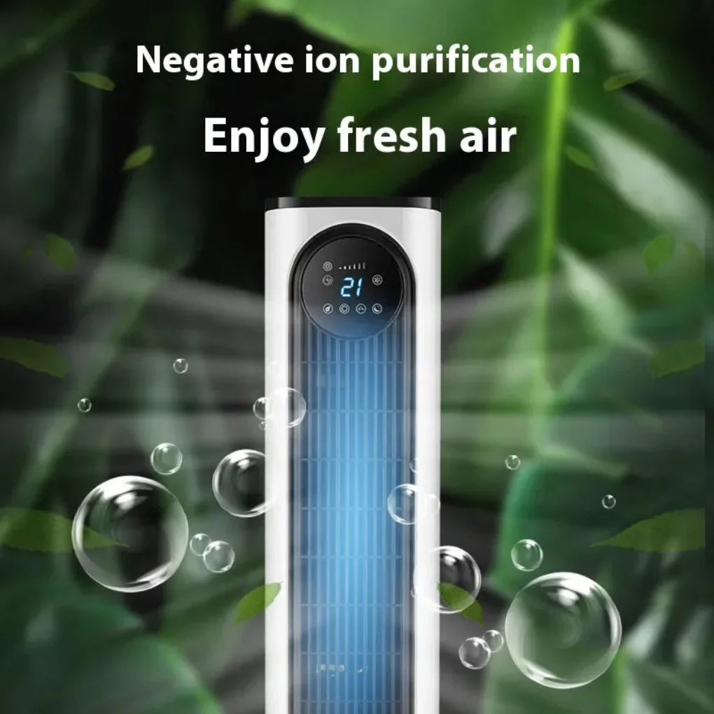 Bladløs tårnventilator med LED-display