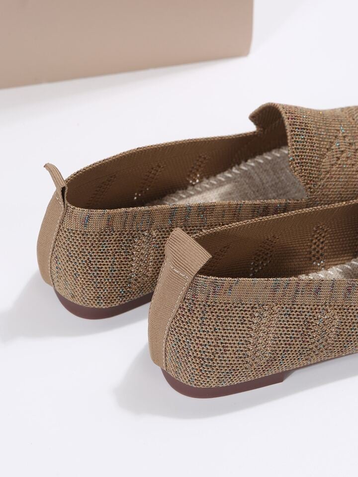 Ortopædiske slip-on-sneakers til damer med blød indersål og åndbart mesh